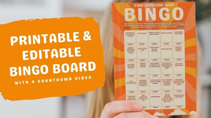 Find Someone Who - Interactive Countdown Game